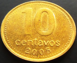 Cumpara ieftin Moneda 10 CENTAVOS - ARGENTINA, anul 2005 *cod 3106 = A.UNC, America Centrala si de Sud