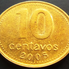 Moneda 10 CENTAVOS - ARGENTINA, anul 2005 *cod 3106 = A.UNC