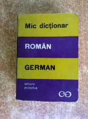 E. Sireteanu, I. Tomeanu - Mic dictionar roman-german foto