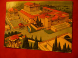 Ilustrata Reclama Baalbek - reconstructia templelor in Liban, Necirculata, Printata