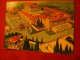 Ilustrata Baalbek: Reconstructia Templelor Liban - Carte Postala Straine Dupa 1918