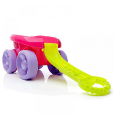 Remorca care aduna piesele pentru fetite Mega Bloks Fisher Price foto