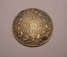 2 bani 1867 Watt foto