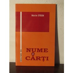NUME SI CARTI -MARIN IFRIM