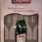 Vin spumant Cinzano Asti cu pahare cadou