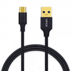 Cablu de date USB - USB Type C Vonuo Nylon 1m Original foto