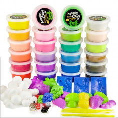 Set de 24 cutii cu plastilina Magic Clay foto