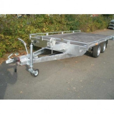 Remorca platforma transport auto 500x200 cm, 6 RATE Fara Dobanda, RAR Efectuat foto