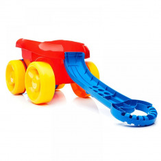 Remorca care aduna piesele pentru baietei Mega Bloks Fisher Price foto