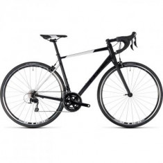 BICICLETA CUBE ATTAIN SL Black White 2018 foto