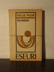 INTENTIUNI -OSCAR WILDE foto