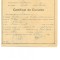 Z101 DOCUMENT VECHI -CERTIFICAT DE CUNUNIE -EPARHIA ,,DUNAREA DE JOS&quot; -ANUL 1953
