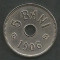 ROMANIA 5 BANI 1906 , litera J - Monetaria Hamburg [4] XF+ in cartonas