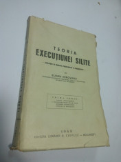 TEORIA EXECUTIEI SILITE - Eugen HEROVANU 1942 foto