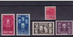 Romania 1952 l.p 299 Centenarul revolutiei de la 1848 supratipar mnh foto