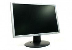 Monitor 22 inch LCD, Philips 220WS, Silver &amp;amp; Black, 3 Ani Garantie foto