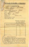 Z73 DOCUMENTVECHI-FISA STATISTICA IMIGRANT-MARIA PARTENIS-STAMPILA CONSULATREGAL