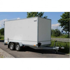 Remorca auto carosata punte tandem 355x151x180cm,6RATE Fara Dobanda,RAR Efectuat foto