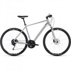 BICICLETA CUBE NATURE PRO Bright Grey White 2018 foto