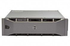Storage Dell EqualLogic PS6000, iSCSI SAN, Rackabil 3U + Sine, 3,5inch 16 bays, 2 x Control Module 7, 8 x Gigabit Ethernet, 2 x Surse Reduntante, Fr foto