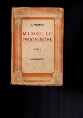 Al. Olinescu - Milionul lui Prichindel, interbelica, rara, anii 30 foto