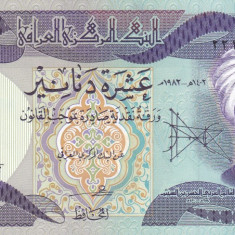 Bancnota Irak 10 Dinari 1982 - P71 UNC