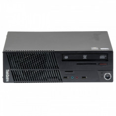 Lenovo ThinkCentre M70E Intel C2D E7500 2.93 GHz 4 GB DDR 3 250 GB HDD DVD-RW SFF Windows 10 Pro MAR foto