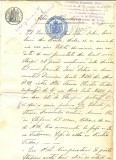 Z80 DOCUMENT VECHI-ACTU DE VANDARE(VANZARE)ANUL 1887-TOMA CHRISTEA -BRAILA