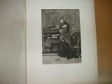 Iluzii pierdute Alfred Stevens sfarsit secol XIX gravura alb - negru, Portrete, Fresca, Realism