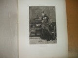Iluzii pierdute Alfred Stevens sfarsit secol XIX gravura alb - negru