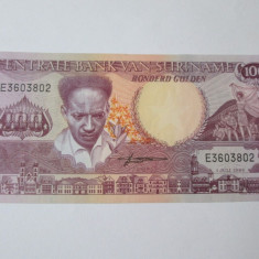 Suriname/Surinam 100 Gulden 1986 UNC