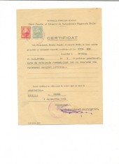 Z88 DOCUMENT VECHI -CERTIFICAT CETATENIE ROMANA DAT CATRE NITA ION - BRAILA