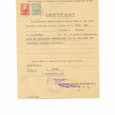 Z88 DOCUMENT VECHI -CERTIFICAT CETATENIE ROMANA DAT CATRE NITA ION - BRAILA