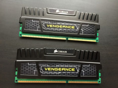 2x 4GB Corsair Vengeance DDR3 1600mHZ in garantie(expira in 13.07.2018) foto