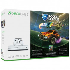 Consola Microsoft Xbox One S 500 Gb Alb + Rocket League foto