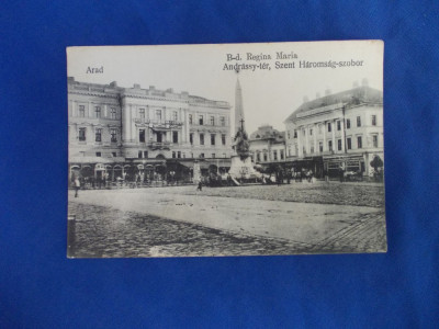 CARTE POSTALA * ARAD , B-D. REGINA MARIA , ANDRASSY-TER foto