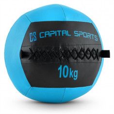 Capital Sports Wallba 10, albastru inchis, 10 kg, minge de perete, piele sintetica foto