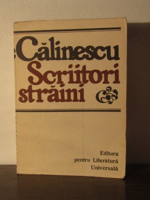 SCRIITORI STRAINI - GEORGE CALINESCU foto