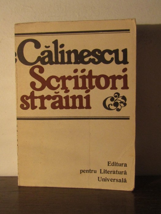 SCRIITORI STRAINI - GEORGE CALINESCU