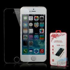 Geam Protectie Display iPhone 5 Tempered In Blister foto