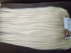 Extensii Divisima Luxe - tresa 50 cm blond deschis - par natural 100% foto