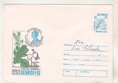 bnk fil - Intreg postal Expofil Botanica `93 Bucuresti foto