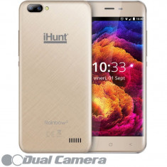 Telefon mobil iHunt Like 2 - Rainbow 3 Dual Camera, Dual SIM, 3G, Quad-Core, 8GB, Android 7.0 (Auriu) foto