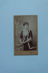 RARA TRANSILVANIA, FOTO DECSEY EDE, CDV CA. 1880, ORADEA, NAGYVARAD, BIHOR foto