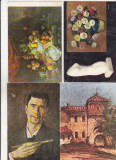 Bnk cp - Romania - Lot 4 carti postale pictura - uzate, Necirculata, Printata