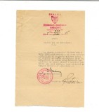 Z131 DOCUMENT VECHI -PRIMARIA BABADAG,TULCEA-CATRE LT.COLONEL NITA GH. IOAN 1945