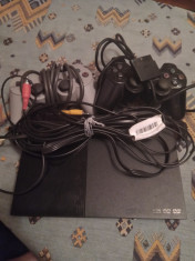 Playstation 2 slim, ps2 ps 2 complet +4 jocuri cadou + card de 64 mb foto