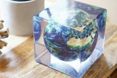 Glob solar rotativ Mova cube Satellite View foto