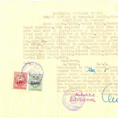 Z128 DOCUMENT VECHI -CERTIFICAT DE NASTERE -GALES MIHAI NASCUT IN ANUL 1927-1952