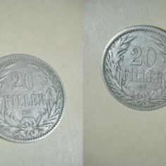 7854-Set 3 monede 20 Filler 1894 Imp. Austro-UngarSet 3 monede 20 Filler 1894.